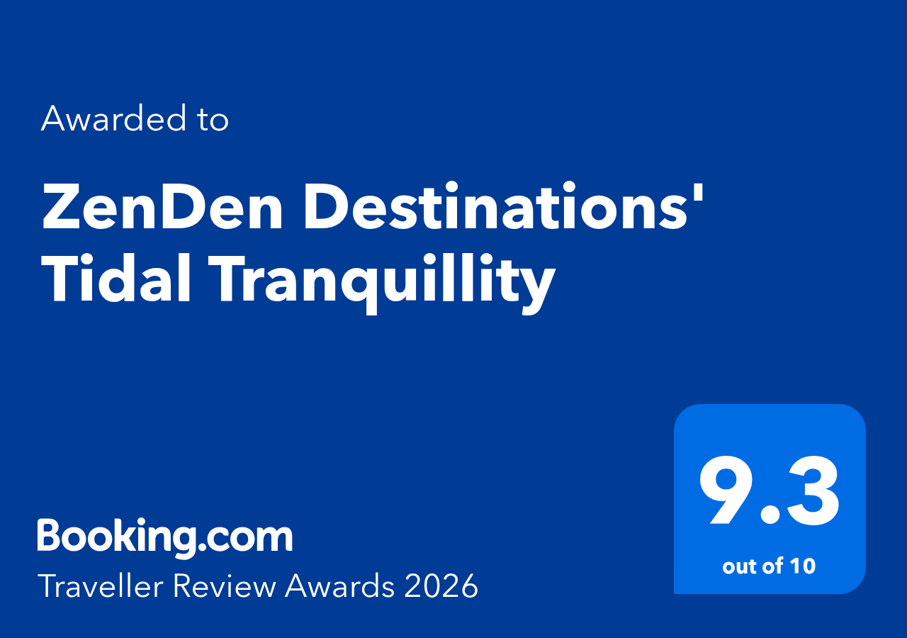Booking.com Traveller Review Award 2026 for Tidal Tranquillity